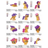 Collection My Little Pony Embroidery Designs 08